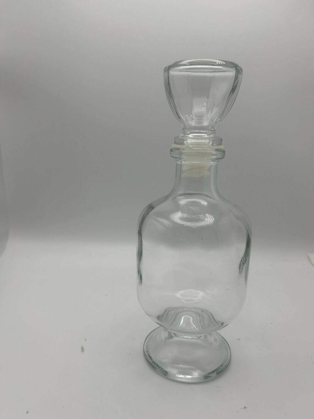 Vintage Clear Heavy Glass Liquor Wine Decanter with Stopper #USW